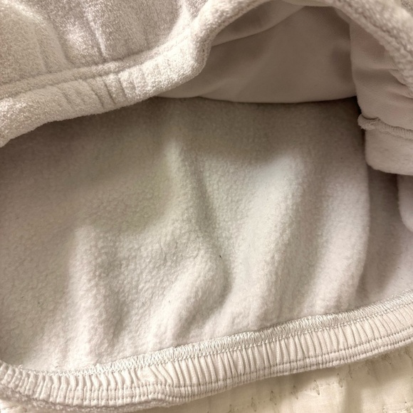 Lululemon Looped Terry Fleece Funnel Neck Bone Size 2 - Picture 10 of 11